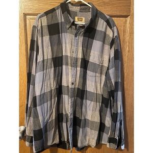 Men’s long sleeve flannel Shirt 2XLT